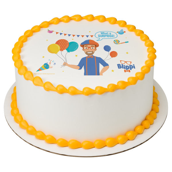 Blippi Edible Cake Topper Image