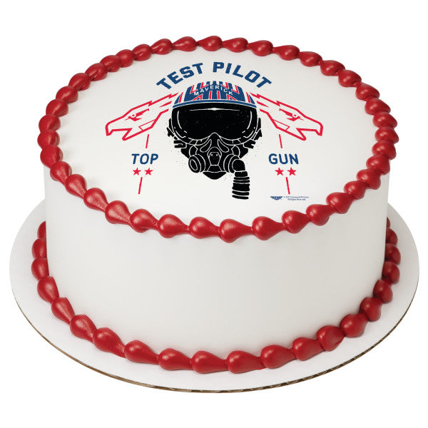 Top Gun: Maverick Born to Fly Edible Cake Topper Image