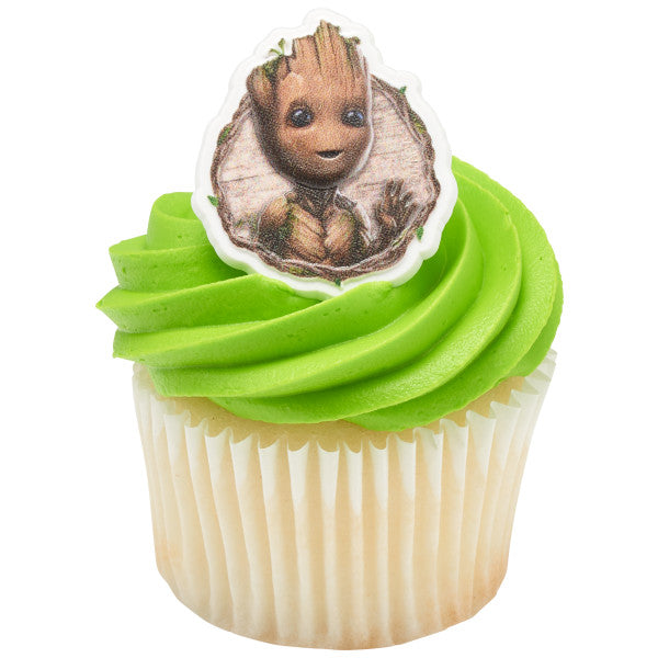 Anillos para cupcakes Soy Groot de Marvel Studios