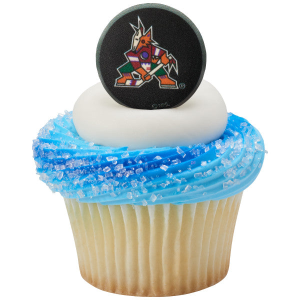 Anillos para cupcakes de los Coyotes de Arizona de la NHL