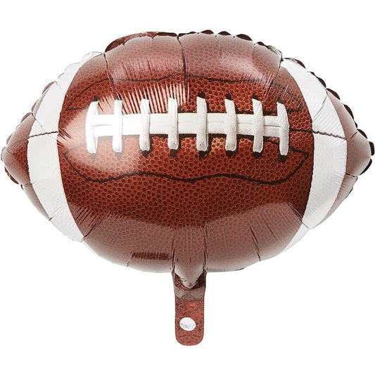 Football 22" Shaped Foil Balloon, 1ct