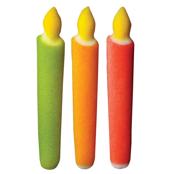 Birthday Candles Assortment Dec-Ons Sugar Decorations