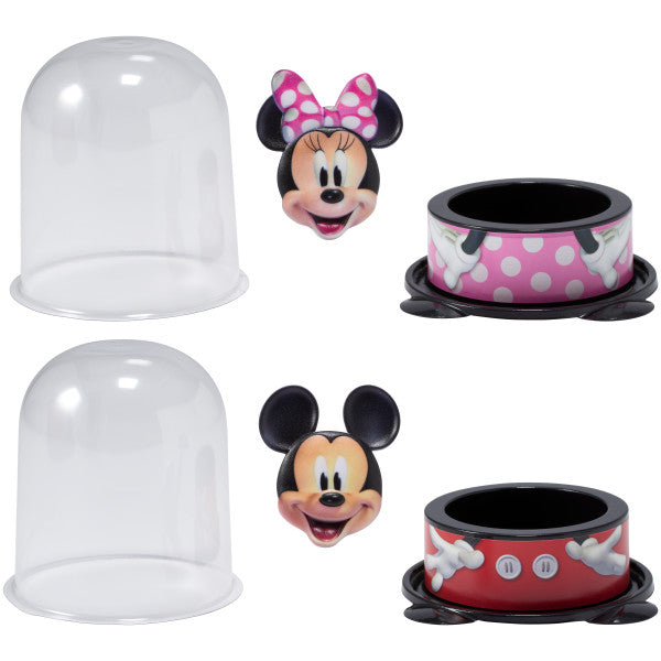 Mickey Mouse and Minnie Mouse Cupcake Dome