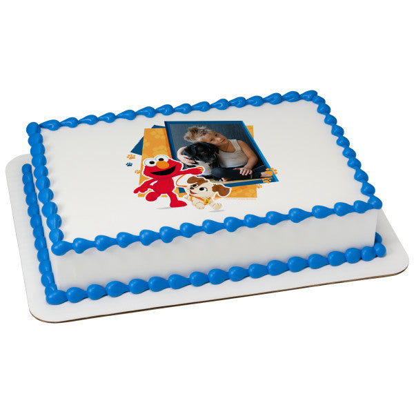 Sesame Street Elmo and Tango Edible Cake Topper Image Frame