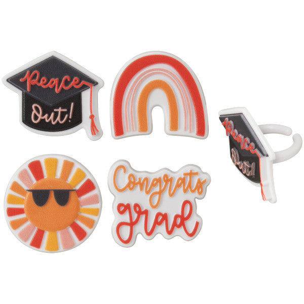 Surtido de anillos para cupcakes Sunshine Grad 