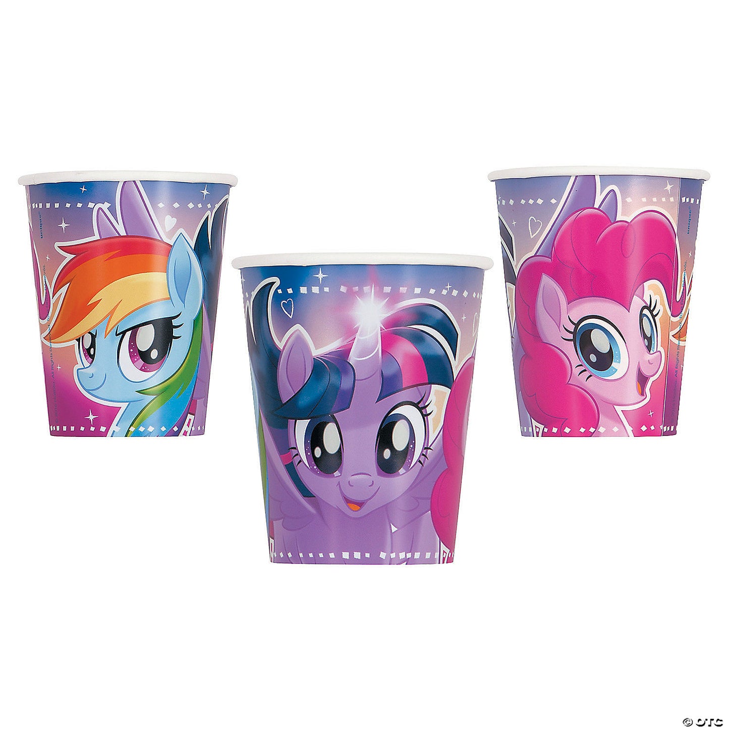 Vasos de papel My Little Pony de 9 oz, 8 unidades