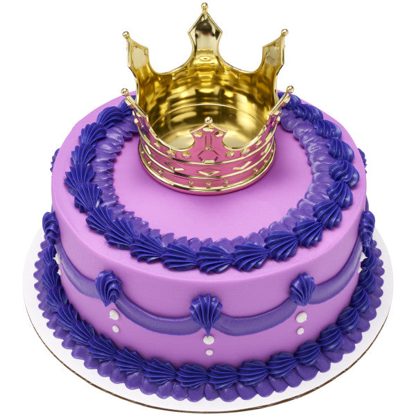 Regal Crown DecoSet and Edible Cake Topper Image Background