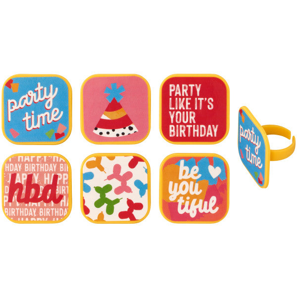 Joyful Expressions Assortment Cupcake Rings