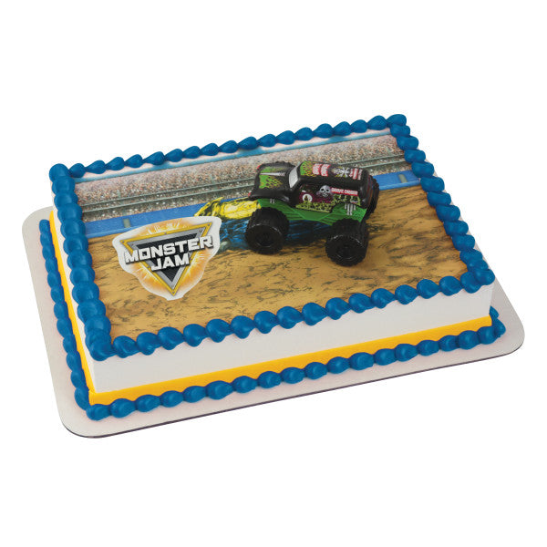 Monster Jam Full Throttle Fun DecoSet and Edible Cake Topper Image Background