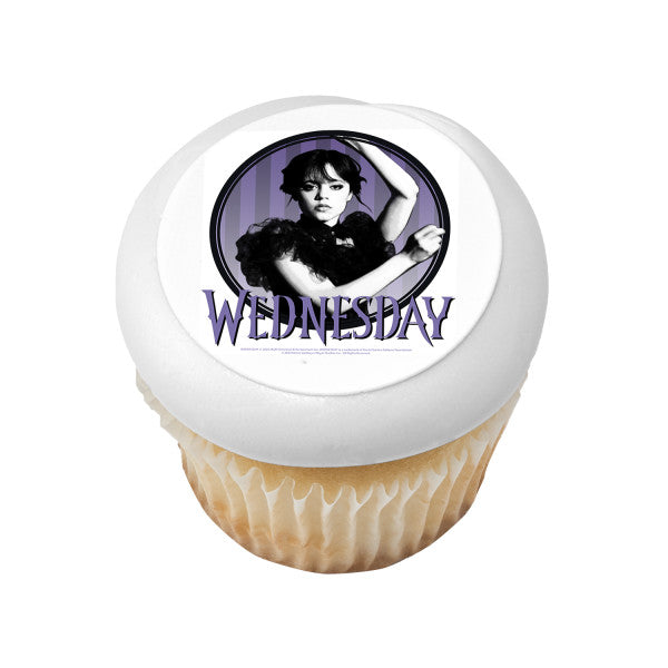 Wednesday Edible Cake Topper Image