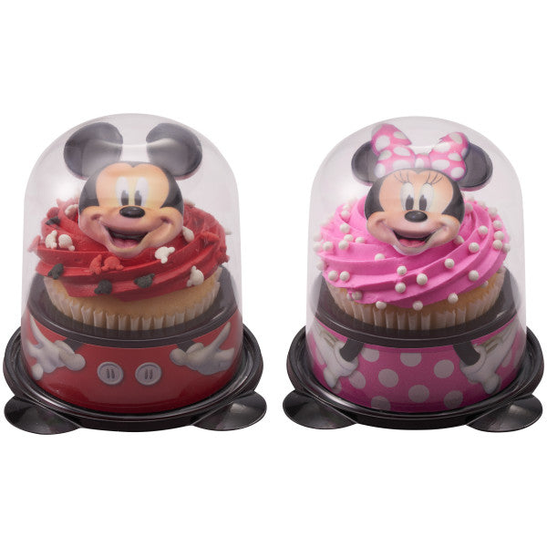 Mickey Mouse and Minnie Mouse Cupcake Dome