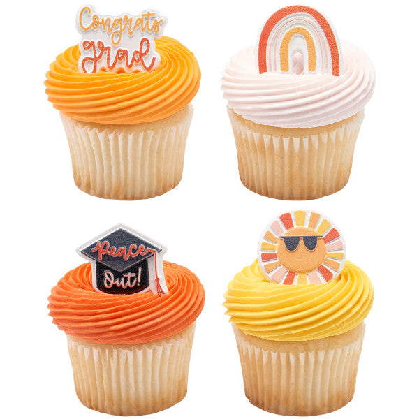 Surtido de anillos para cupcakes Sunshine Grad 