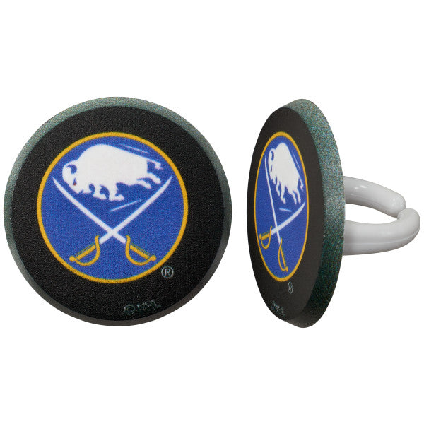 Anillos para cupcakes de la NHL Buffalo Sabres 