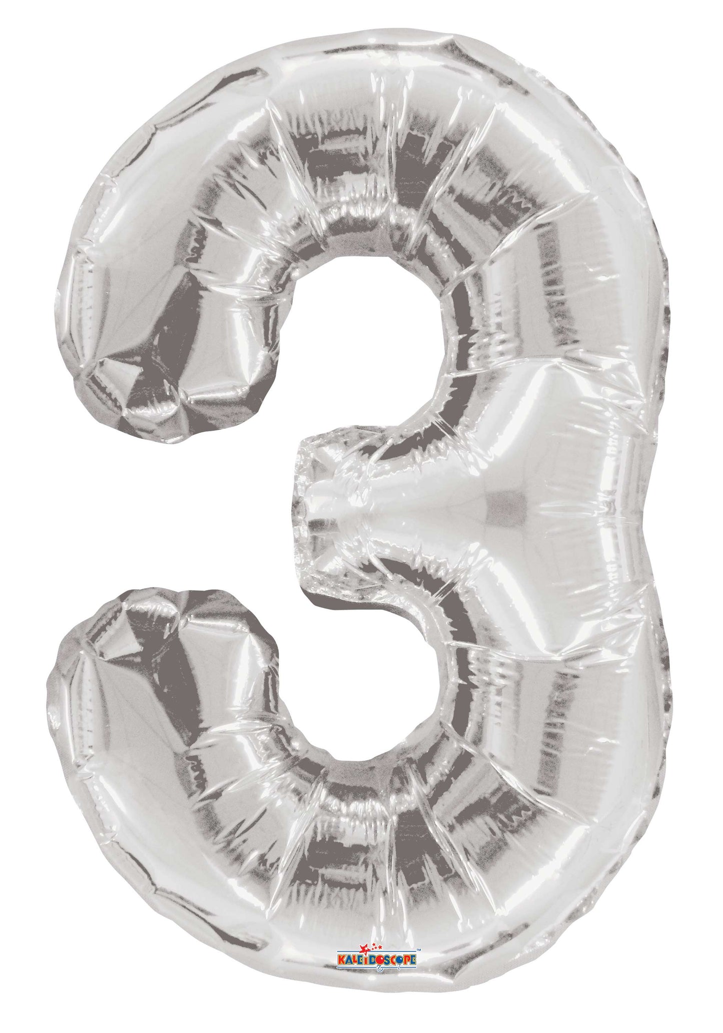 34" Numeral Balloon - Silver, 1ct