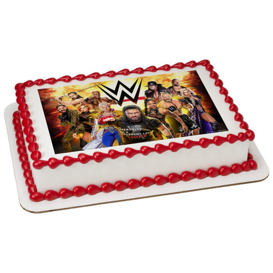 WWE Edible Cake Topper Image