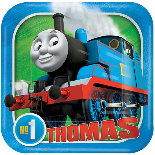 Thomas All Aboard Square Plates, 7"