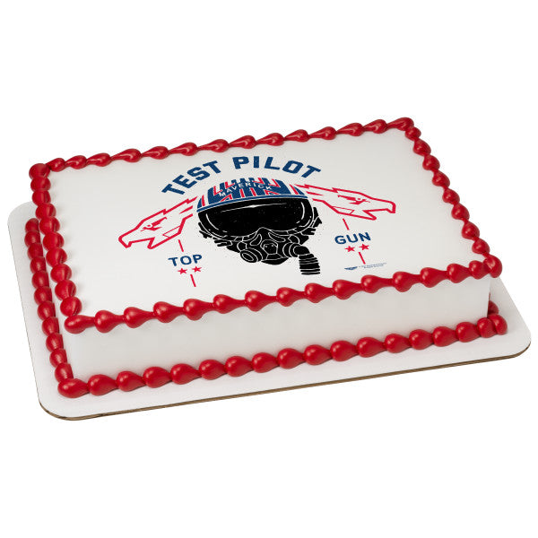 Top Gun: Maverick Born to Fly Edible Cake Topper Image