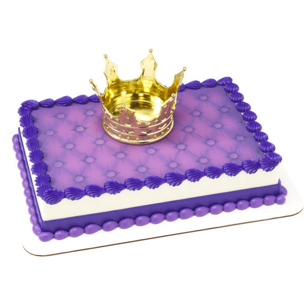 Regal Crown DecoSet and Edible Cake Topper Image Background