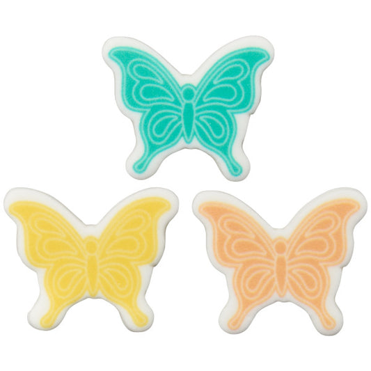 Butterfly Assortment Sweet Decor Edible Decorations