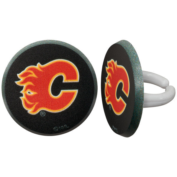 Anillos para cupcakes NHL Calgary Flames