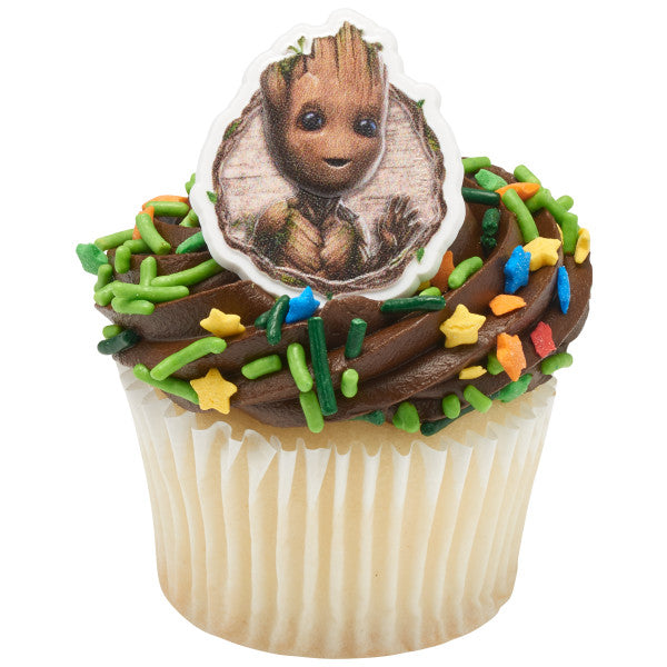 Anillos para cupcakes Soy Groot de Marvel Studios