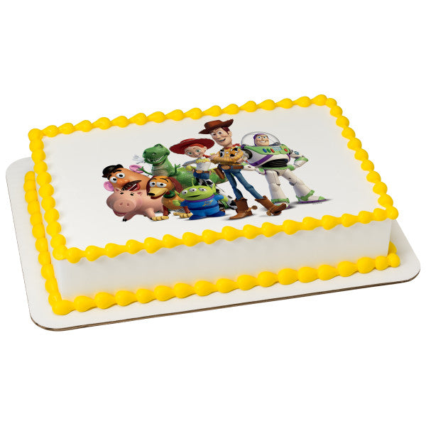 Imagen de adorno comestible para tarta del grupo Toy Story