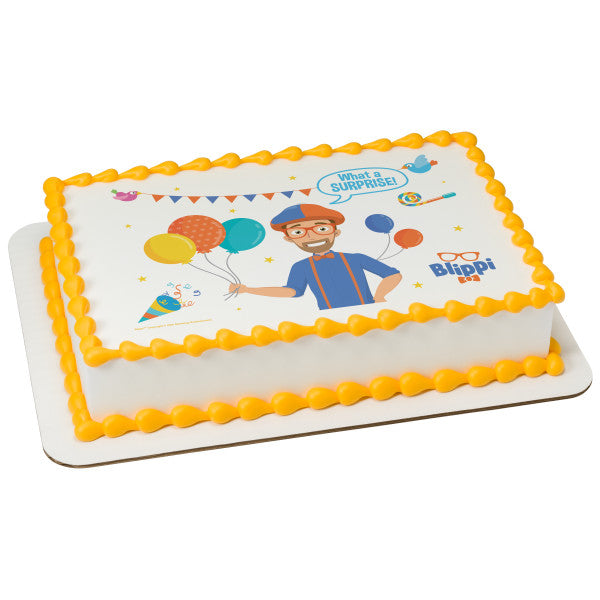 Blippi Edible Cake Topper Image