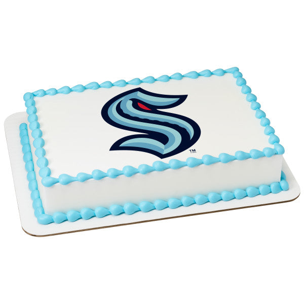 NHL Seattle Kraken Edible Cake Topper Image