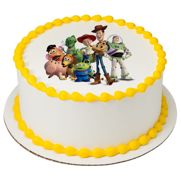 Imagen de adorno comestible para tarta del grupo Toy Story