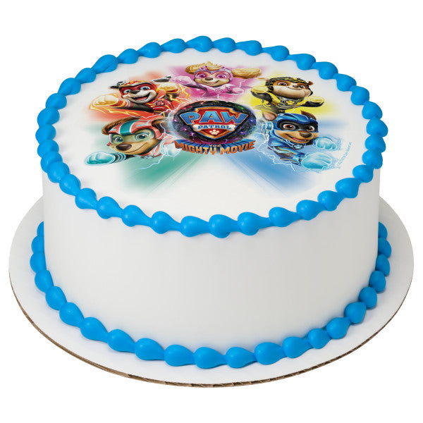 Paw Patrol the Movie 2 Edible Cake Topper Image