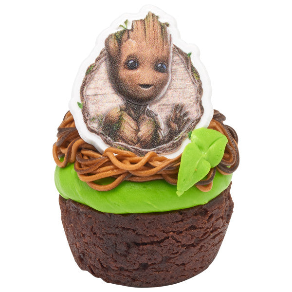 Anillos para cupcakes Soy Groot de Marvel Studios