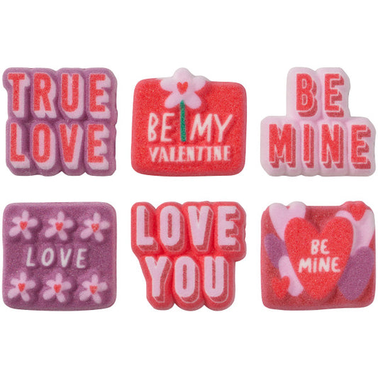 Sweet Valentine Assortment Dec-Ons® Decorations