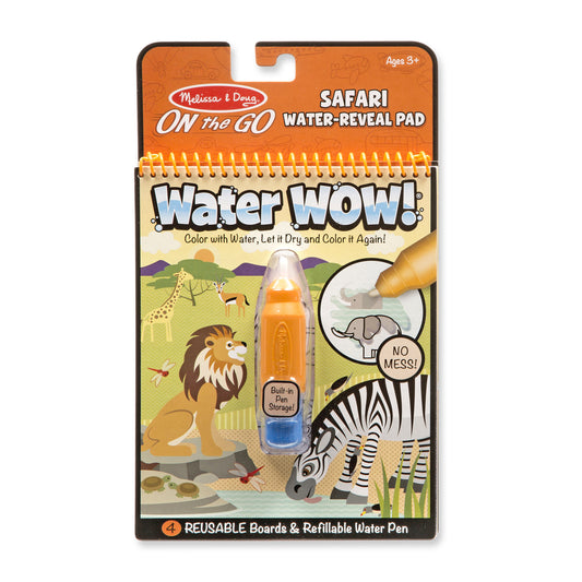 Agua ¡Guau! - Safari Water Reveal Pad - Actividad de viaje ON the GO