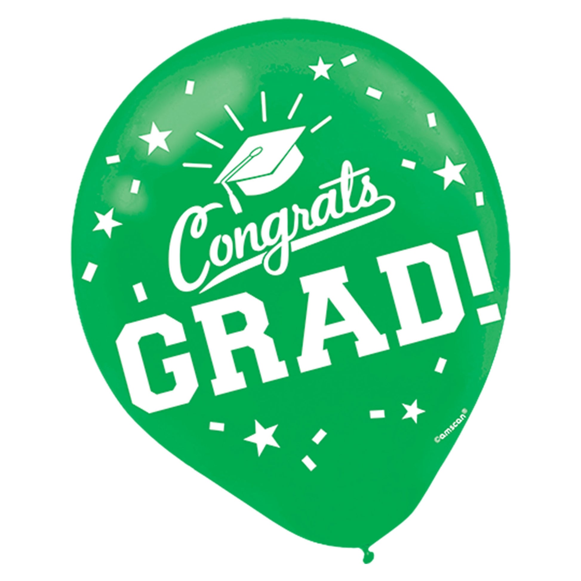 Grad Latex Balloons - Green