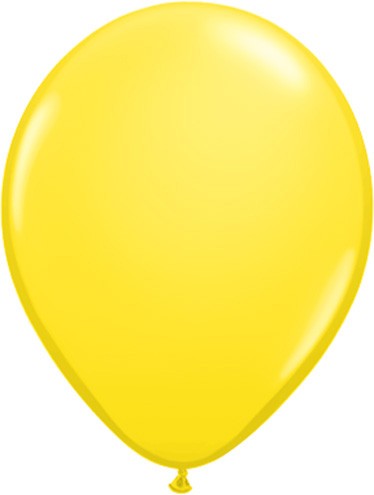 Yellow 11" Latex Balloon