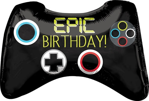 Cumpleaños Epic Party Game Controller Globo de 28"