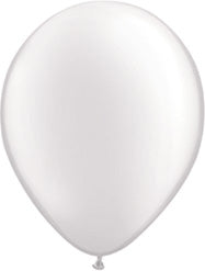 11" Pearl White Latex Balloon, 1ct