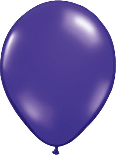 Globo de látex morado de cuarzo de 11"