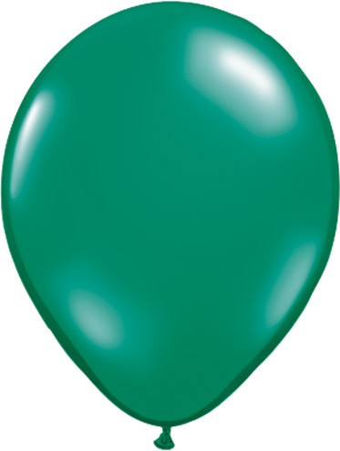 Globo de látex verde esmeralda de 11"