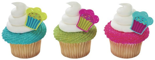 Anillos para cupcakes Bright Cupcakes (12 piezas)