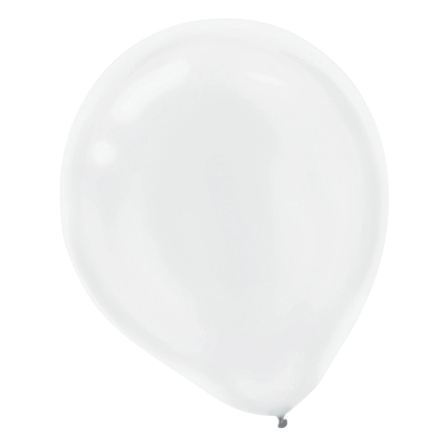 White Pearlized Latex Balloons - Bulk