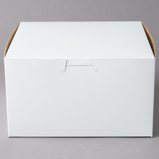 7" x 7" x 4" White Cake Box / Bakery Box