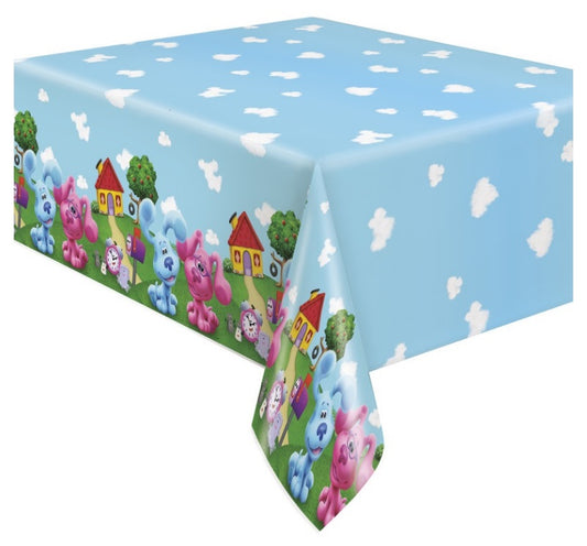 Blue's Clues Rectangular Plastic Table Cover 54" x 84"