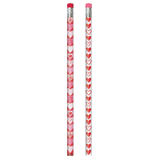 Valentine's Day Traditional Pencils, 24ct