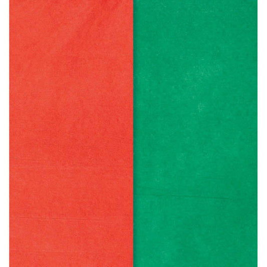 Red & Green Tissue Sheets, 40ct