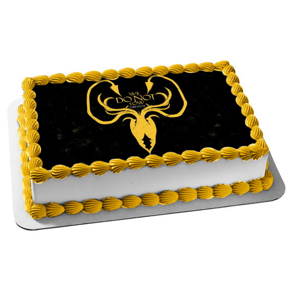 Juego de Tronos Casa Greyjoy No sembramos Imagen comestible para decoración de tarta ABPID26950 