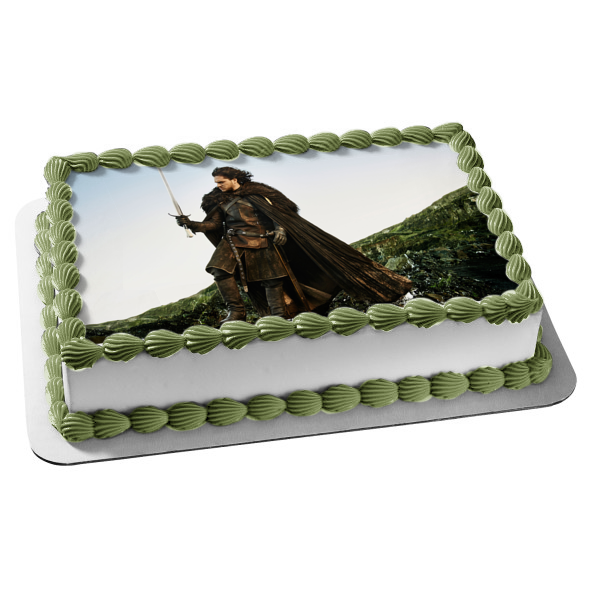 Imagen comestible para tarta de Juego de Tronos Jon Snow Mountains ABPID26955 