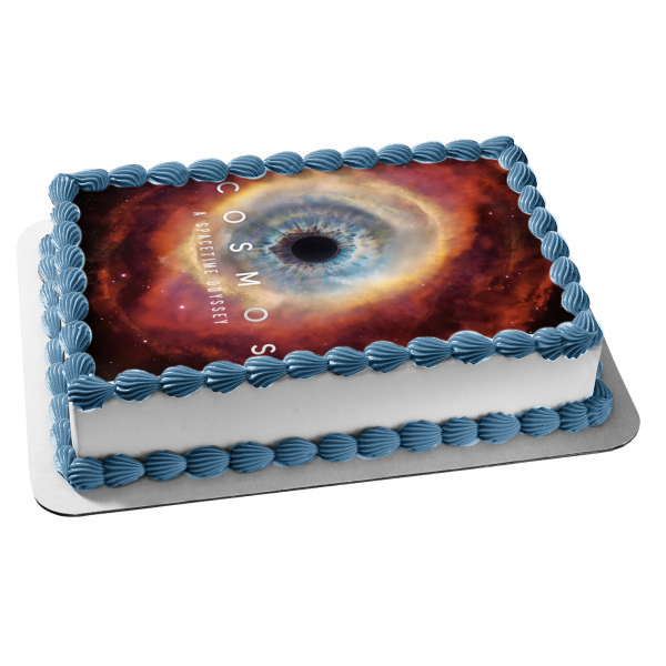 Póster de Cosmos a Spacetime Odyssey, imagen comestible para decoración de tartas, ABPID27050 