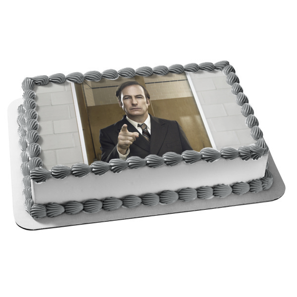 Better Call Saul Saul Goodman Edible Cake Topper Image ABPID27052