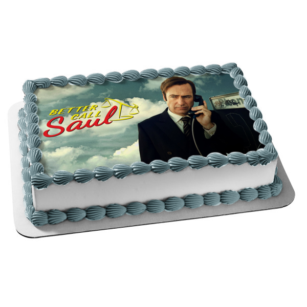 Better Call Saul Saul Goodman Pay Phone Edible Cake Topper Image ABPID27053